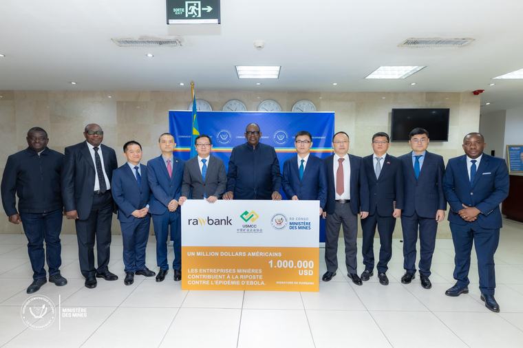 Riposte contre Ebola en RDC : les sociétés minières chinoises mobilisent 1 million de dollars