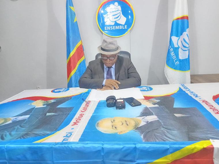 Le parti Ensemble pour la République dénonce l’arrestation de John Mbangu et fustige une « contradiction » du pouvoir