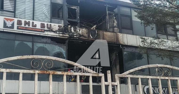 Après l’incendie déclaré à la salle de fête Panacée à Lingwala, le bourgmestre prévient: « nous allons frapper et les autorités vont prendre des dispositions pour d’autres salles »