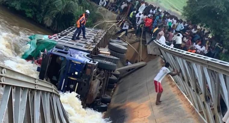 Butembo : l’effondrement du pont Kabakuli fait craindre l’isolement de plusieurs quartiers